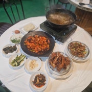 황칠오리백숙 한상코스 메뉴 사진(네이버)