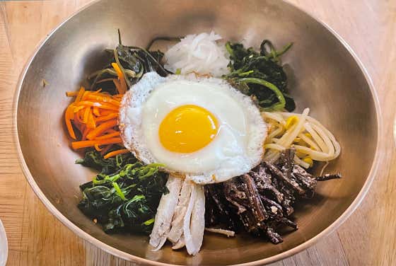 산채비빔밥 메뉴 사진(네이버)