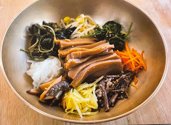 도토리비빔밥 메뉴 사진(네이버)