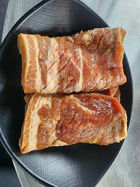 돼지갈비 (250g) 메뉴 사진(네이버)