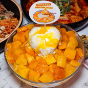 발짝 망고 빙수 메뉴 사진(네이버)