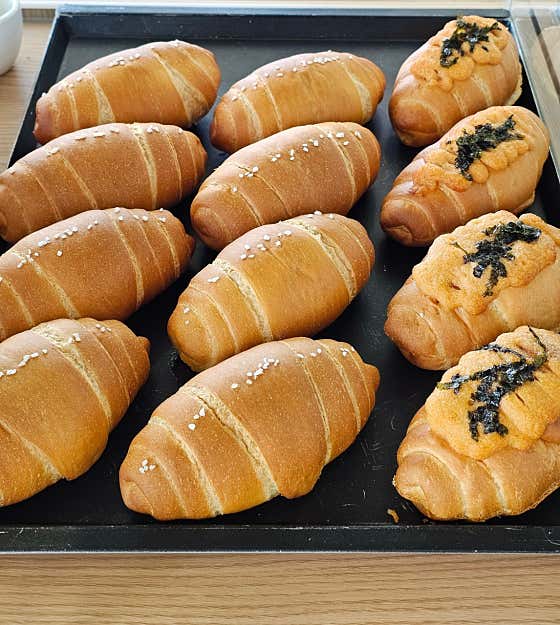명란소금빵 메뉴 사진(네이버)