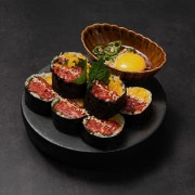 고추장 한우 육회김밥 메뉴 사진(네이버)