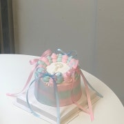 젠더리빌 케이크 메뉴 사진(네이버)