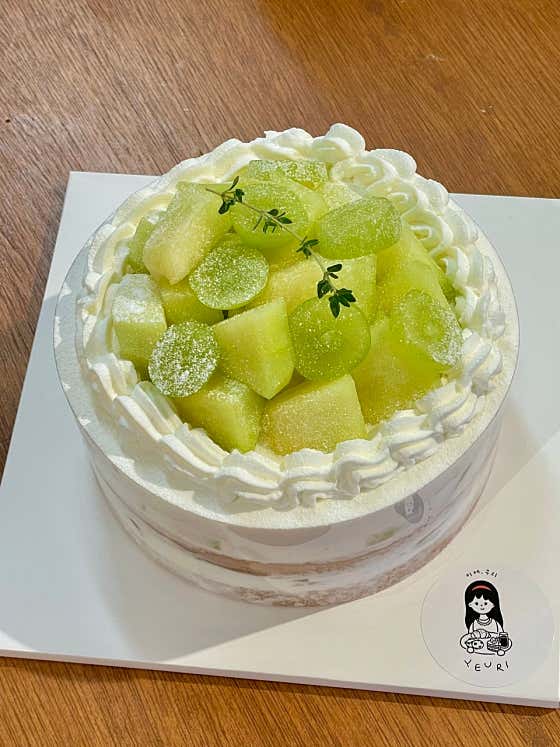 (예약주문)멜론 케이크 1호/ 2호 메뉴 사진(네이버)