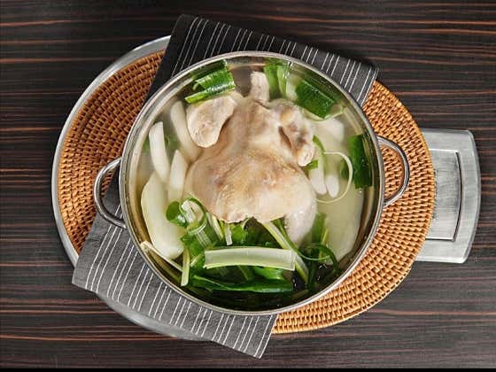 (평일점심특선)닭한마리+칼국수+죽 메뉴 사진(네이버)