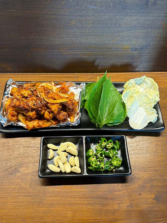 고추장삼겹살 메뉴 사진(네이버)