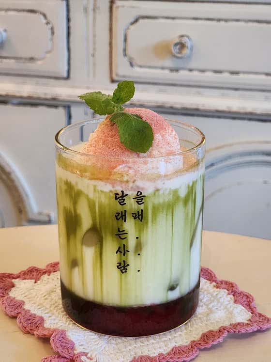 🍵봄말차🍵 메뉴 사진(네이버)