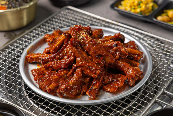 🌶️ 쪽갈비 보통맛 (양념) 메뉴 사진(네이버)