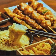 인기 모듬꼬치 5종 & 명란치즈감자 메뉴 사진(네이버)