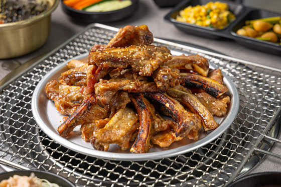 쪽갈비 순한맛(간장) 메뉴 사진(네이버)