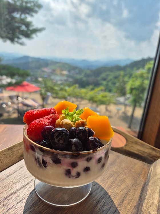 과일 수제요거트 메뉴 사진(네이버)