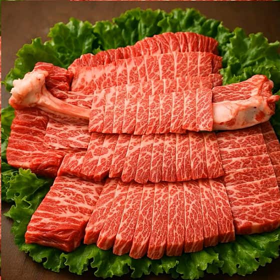 명품 한우 우대갈비 메뉴 사진(네이버)