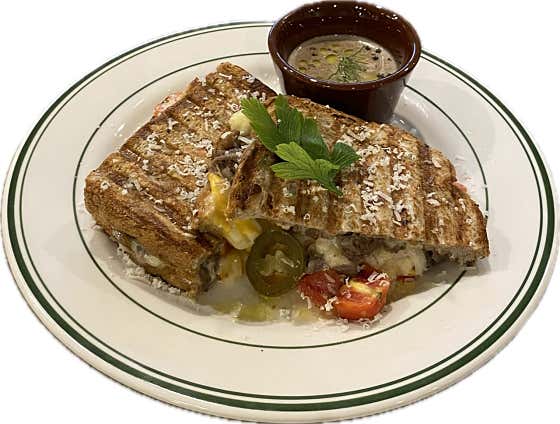 바질크림 그릴드 치킨 샌드위치 메뉴 사진(네이버)