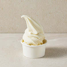 유기농 플레인아이스크림[컵] 메뉴 사진(네이버)