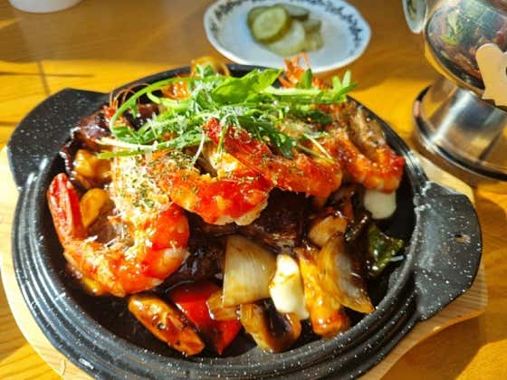 큐브스테이크 감배리 메뉴 사진(네이버)