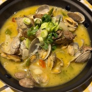 버터바지락술찜 메뉴 사진(네이버)