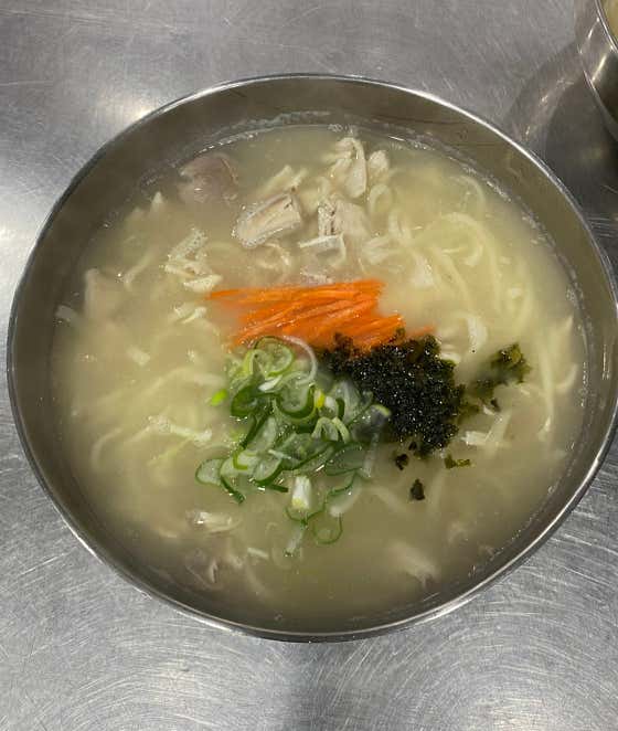 닭칼국수 메뉴 사진(네이버)