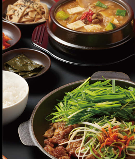숯불돼지불고기&청국장 백반정식 메뉴 사진(네이버)