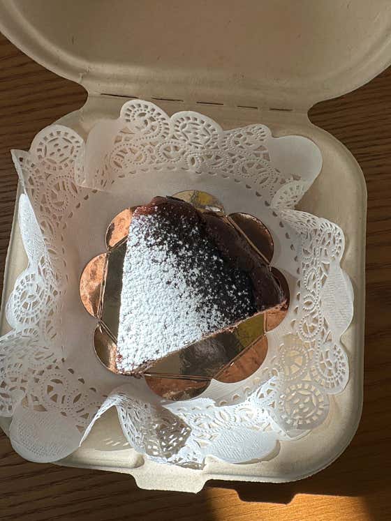 수제 쇼콜라바스크 CAKE 메뉴 사진(네이버)