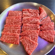 1++ 한우 치마살 100g 메뉴 사진(네이버)