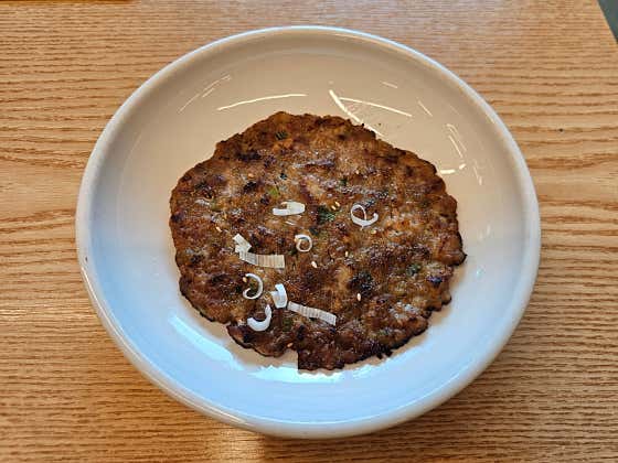수제 바싹 떡갈비 메뉴 사진(네이버)