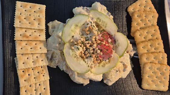 과일샐러드&크래커 메뉴 사진(네이버)
