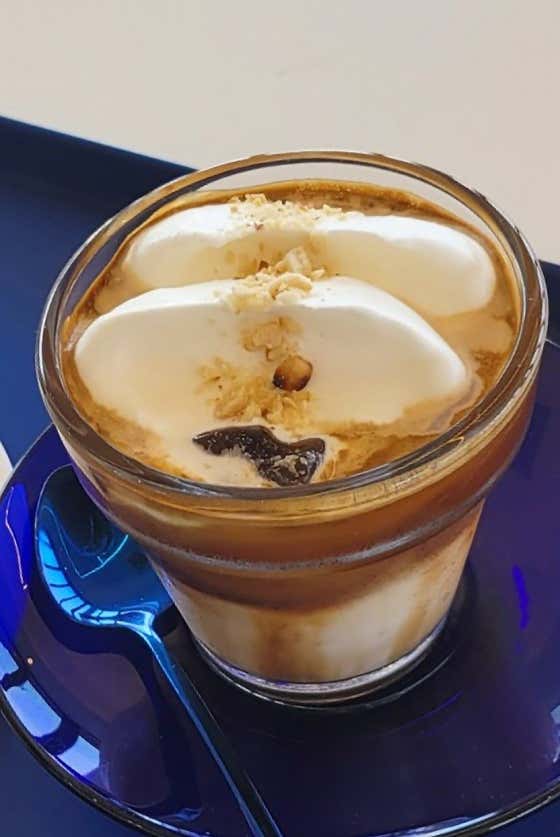 우도땅콩크림라떼 메뉴 사진(네이버)