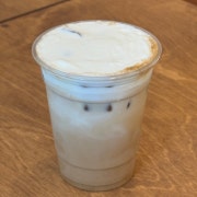 바닐라크림라떼(only ice) 메뉴 사진(네이버)