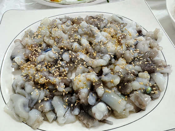 낙지 탕탕이 메뉴 사진(네이버)