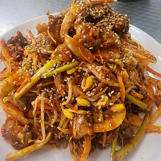 꼬막무침 메뉴 사진(네이버)