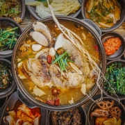오리 한방백숙 메뉴 사진(네이버)