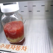 바리스 수제 자몽에이드 메뉴 사진(네이버)