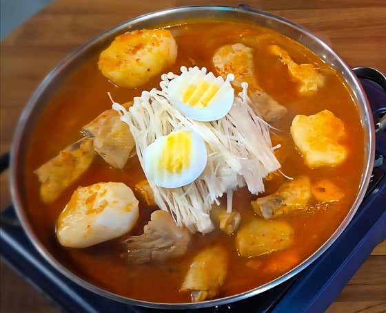 닭볶음탕 메뉴 사진(네이버)