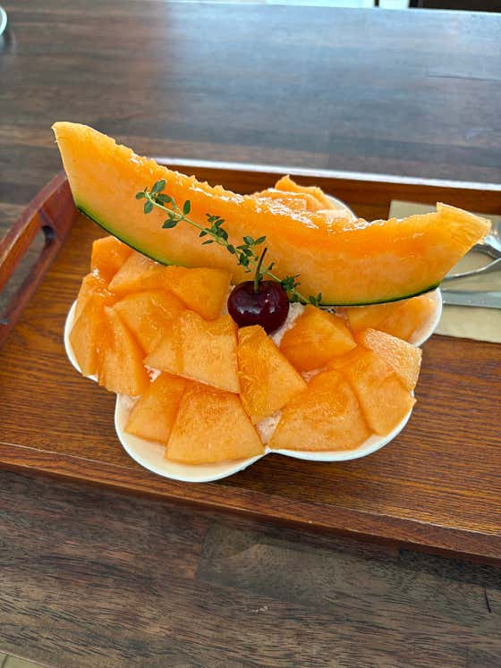 칸탈로프멜론 빙수 [6월-7월] 메뉴 사진(네이버)