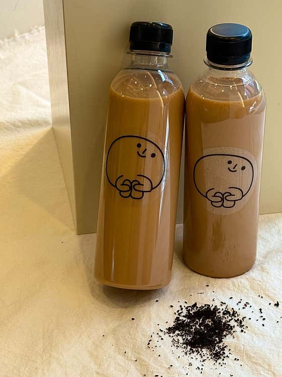 수제 밀크티 메뉴 사진(네이버)