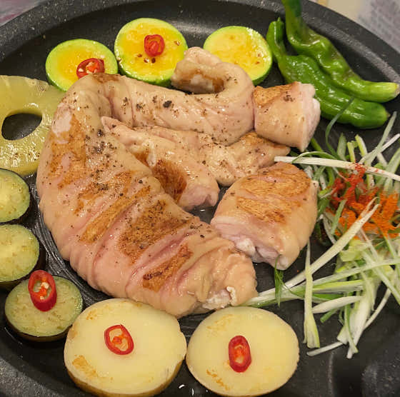 노릇노릇 직화 생돼지막창 메뉴 사진(네이버)