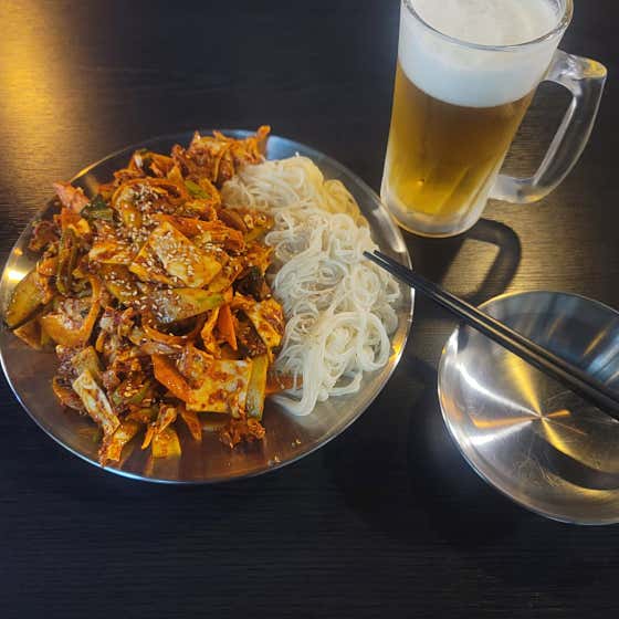 골뱅이무침&소면 메뉴 사진(네이버)