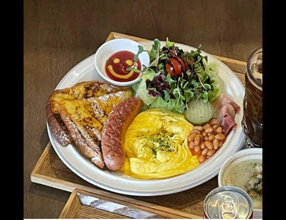 든든한 '프렌치토스트 플레이트'🥪 메뉴 사진(네이버)