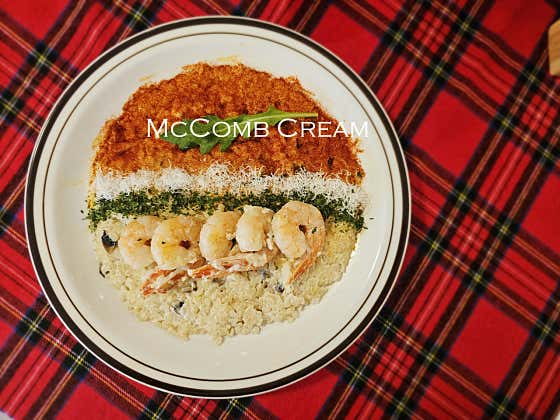 매콤크림리조또 메뉴 사진(네이버)