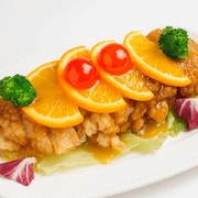 오렌지치킨 메뉴 사진(네이버)