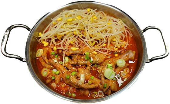국물닭발 메뉴 사진(네이버)