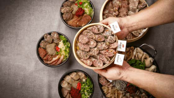 팔담순대 김포본점 메뉴