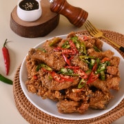 땡초간장 치킨 메뉴 사진(네이버)