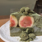 더블쑥 치즈케이크 메뉴 사진(네이버)