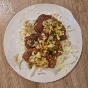 수제유린기치킨텐더 메뉴 사진(네이버)