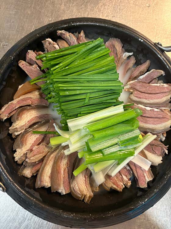 흑염소 수육 메뉴 사진(네이버)