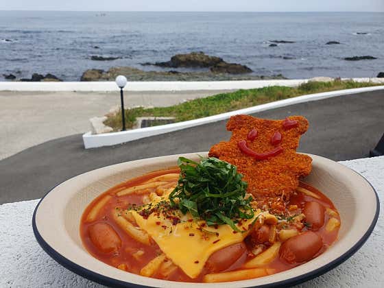 딥스온 떡볶이 메뉴 사진(네이버)