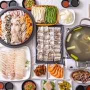 모듬회+하모+항아리스페셜물회 메뉴 사진(네이버)