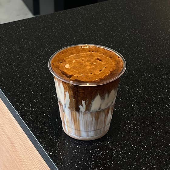 프리미엄 무수분 크림 라떼 메뉴 사진(네이버)